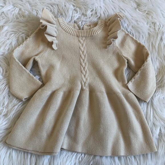 baby girl cream sweater